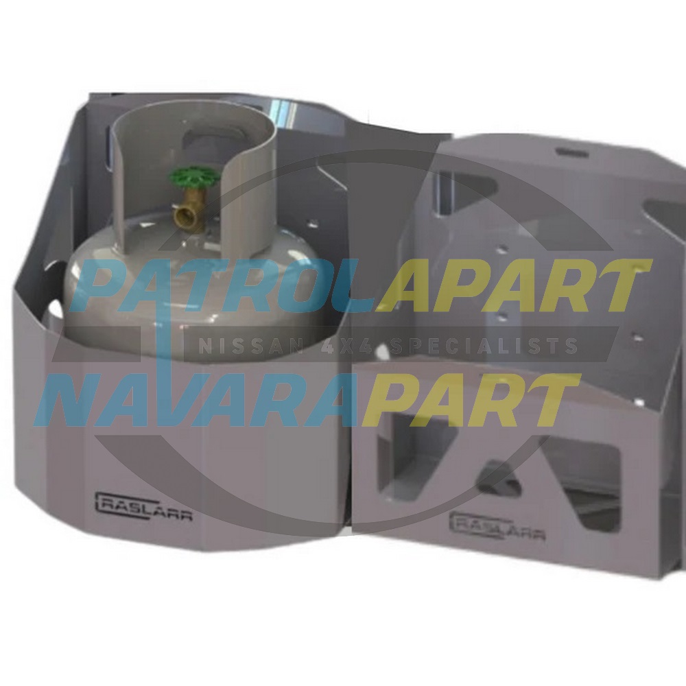 Genuine Nissan Raslarr LHS Jerry Can & Gas Bottle Holder - Nissan Patrol Y61 GU