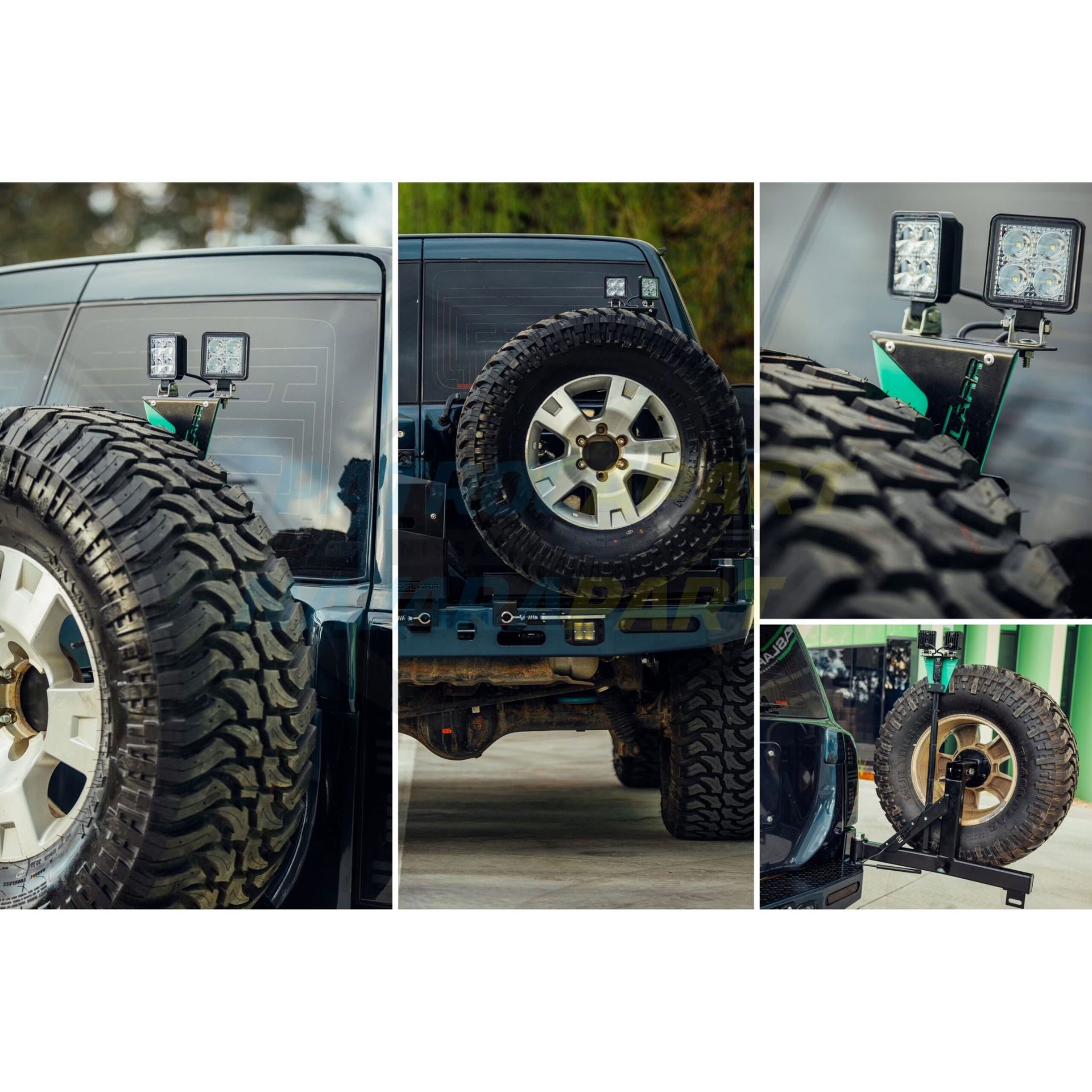 Raslarr Rear Bar V2 Super High Clearance - Nissan Patrol Y61 GU S1-4