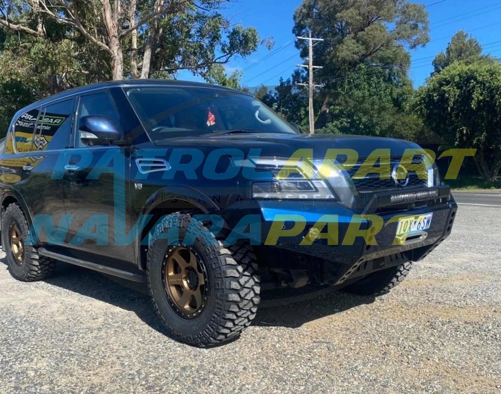 Raslarr Bullbar with Recovery Points - Nissan Patrol Y62 S5