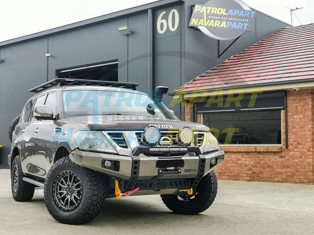 Raslarr Bullbar with Recovery Points - Nissan Patrol Y62 TI S1-3
