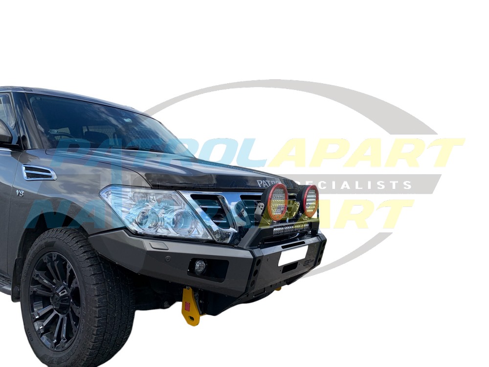 Raslarr Bullbar with Recovery Points - Nissan Patrol Y62 TI S4