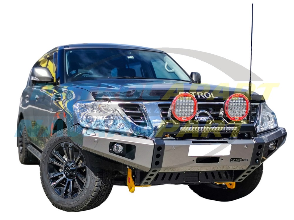 Raslarr Bullbar with Recovery Points - Nissan Patrol Y62 TI-L S4