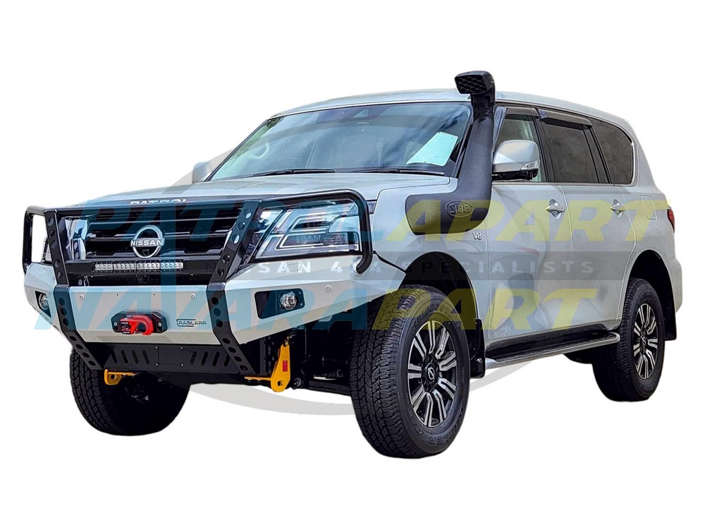 Genuine Nissan Hooped Bullbar with Recovery Points BLACK - Nissan Patrol Y62 S5