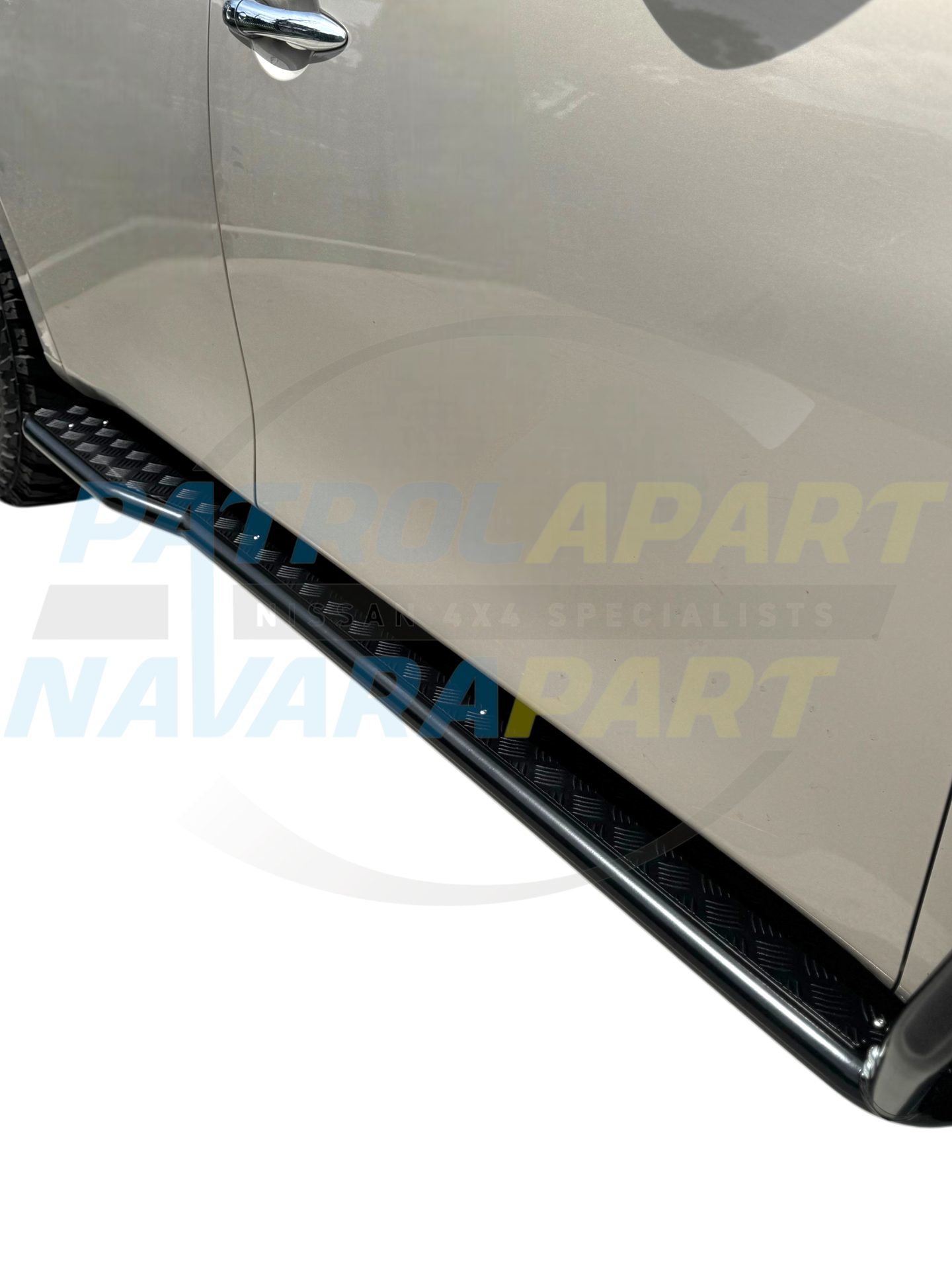 Genuine Nissan Raslarr Revolution Rock Sliders Checker Top - Nissan Patrol Y62