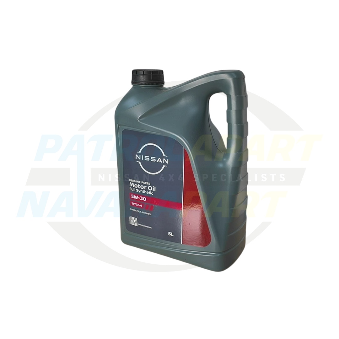 Genuine Nissan Engine Oil Petrol 5W30 C4 5L Fully Synthetic - Nissan Patrol Y62