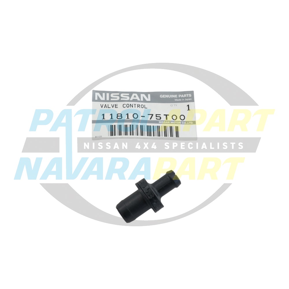 Genuine Nissan PCV Valve TB48 - Nissan Patrol Y61 GU
