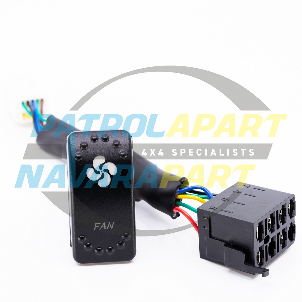 Kenay Kustoms Carling Size Rear A/C Air Conditioning switch - Nissan Patrol Y61 GU 2004-2017