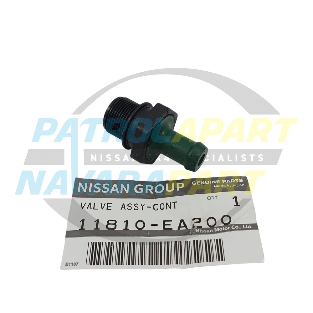 Genuine Nissan PCV Valve VQ40 - Nissan Navara D40 2005-2015 & Pathfinder R51