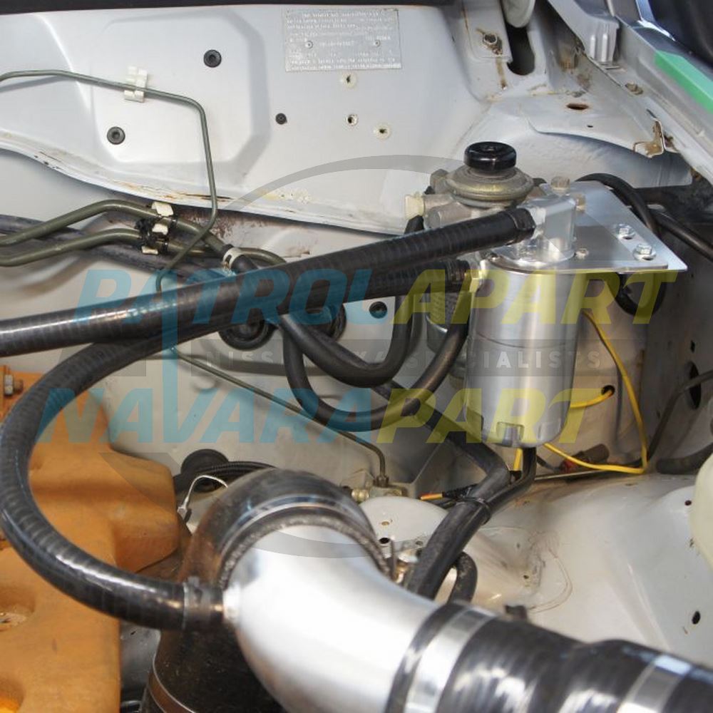 HPD Billet Oil Catch Can fits TD42 - Nissan Patrol Y60 GQ