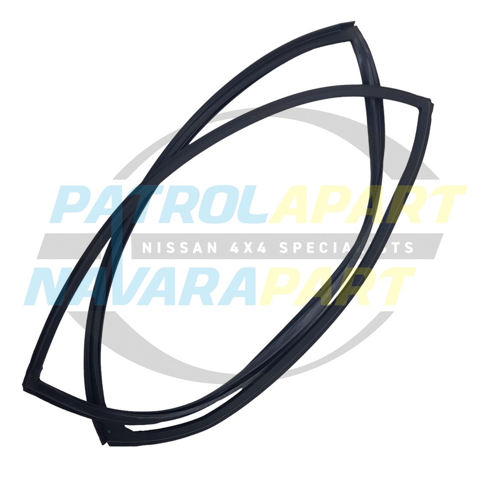 Small Barn Door Window Rubber Left LHS - Nissan Patrol Y61 GU