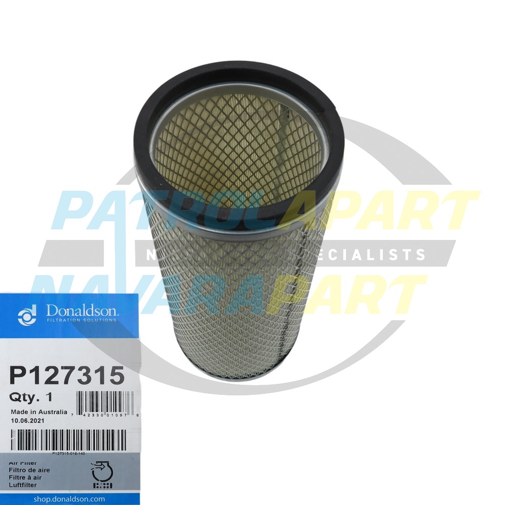 Donaldson Air Filter For Patroldocta 4" Airbox - Nissan Patrol Y60 GQ & Y61 GU
