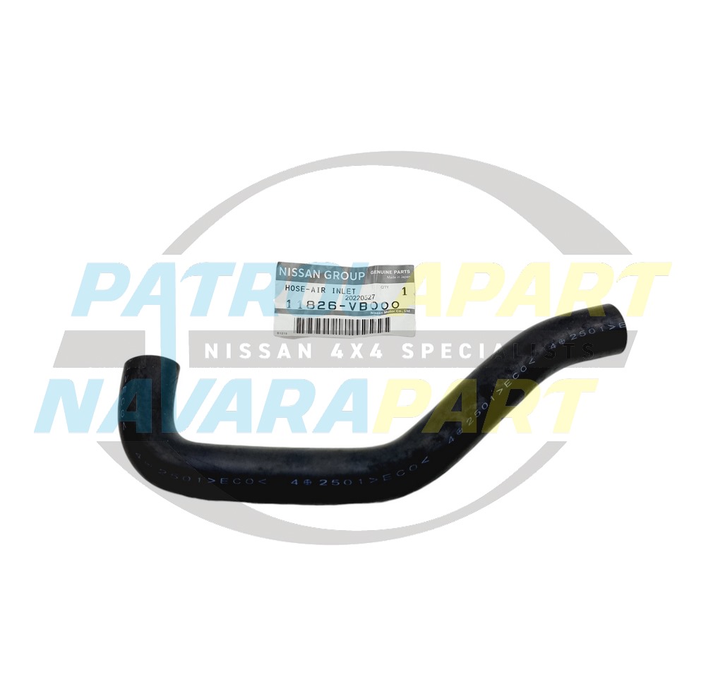 Genuine Nissan Rear Breather Hose to Intake Manifold - Nissan Patrol Y60 GQ