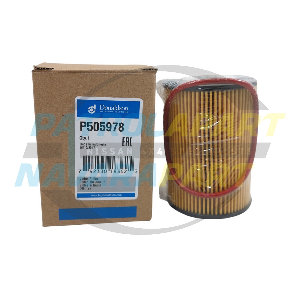 Oil Filter Donaldson ZD30 - Nissan Patrol Y61 GU 2000-2017 & Navara D22