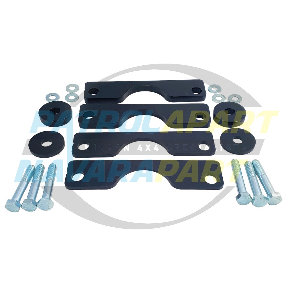 Patrolapart K-Frame Rear Chassis Spacer Lift Kit 8mm 16mm 24mm - Nissan Patrol Y62