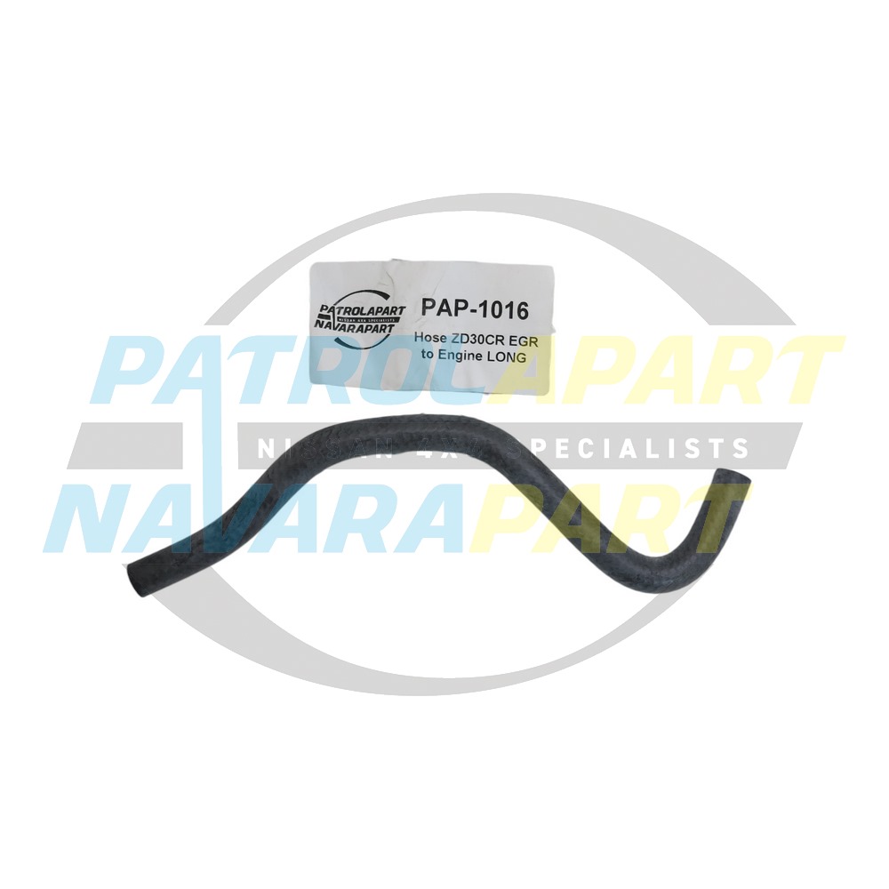 Patrolapart Heater Hose EGR to Engine Long Hose ZD30 - Nissan Patrol Y61 GU