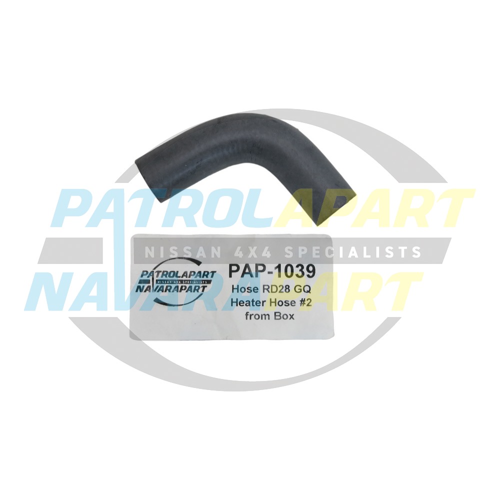 Patrolapart Heater Hose #2 Heater Box RD28 - Nissan Patrol Y60 GQ