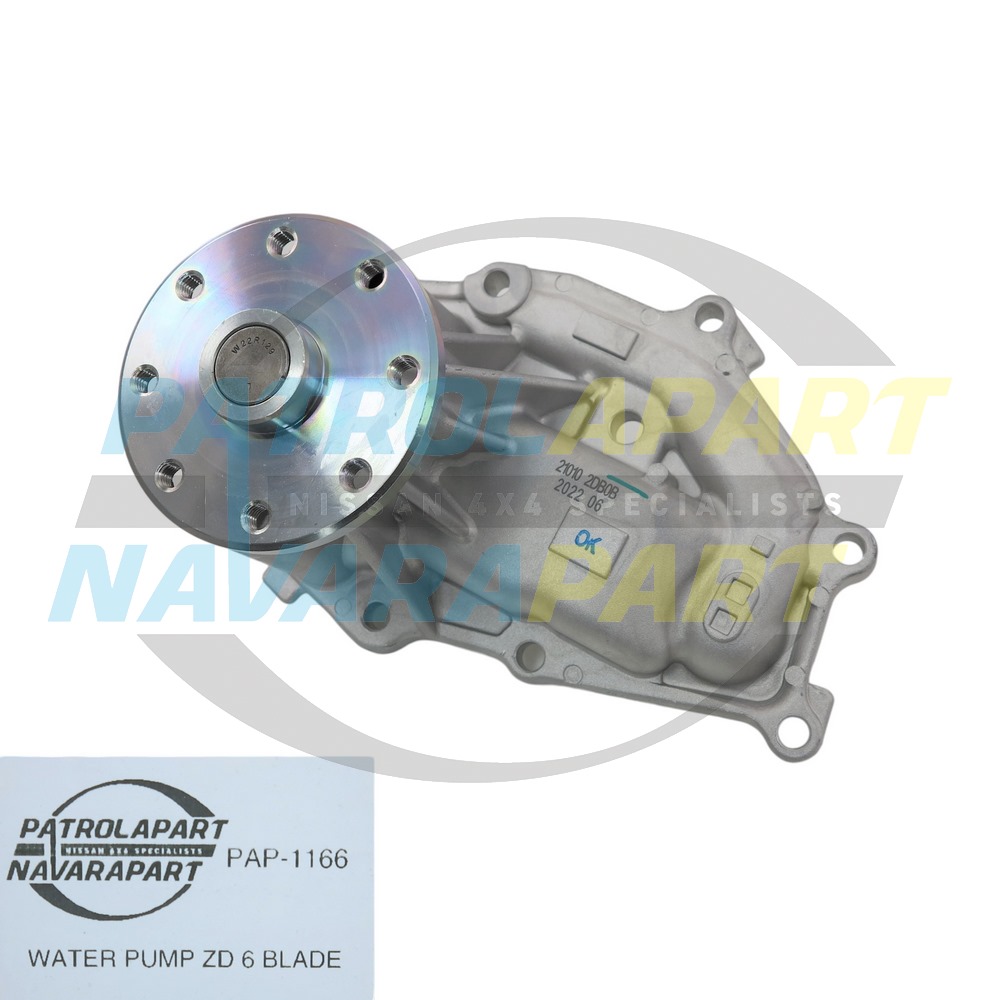 Patrolapart High Performance Water Pump ZD30 - Nissan Patrol Y61 GU