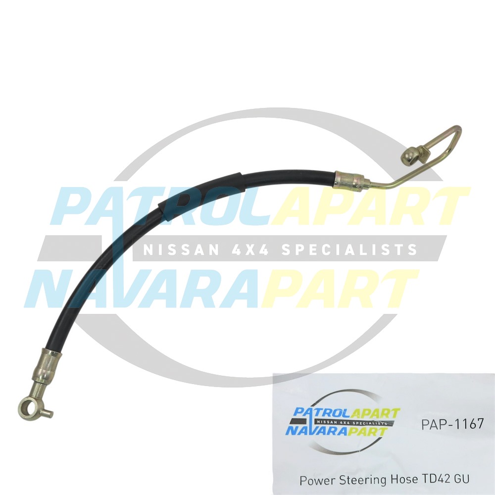 Patrolapart Power Steering Hose High Pressure TD42 - Nissan Patrol Y61 GU