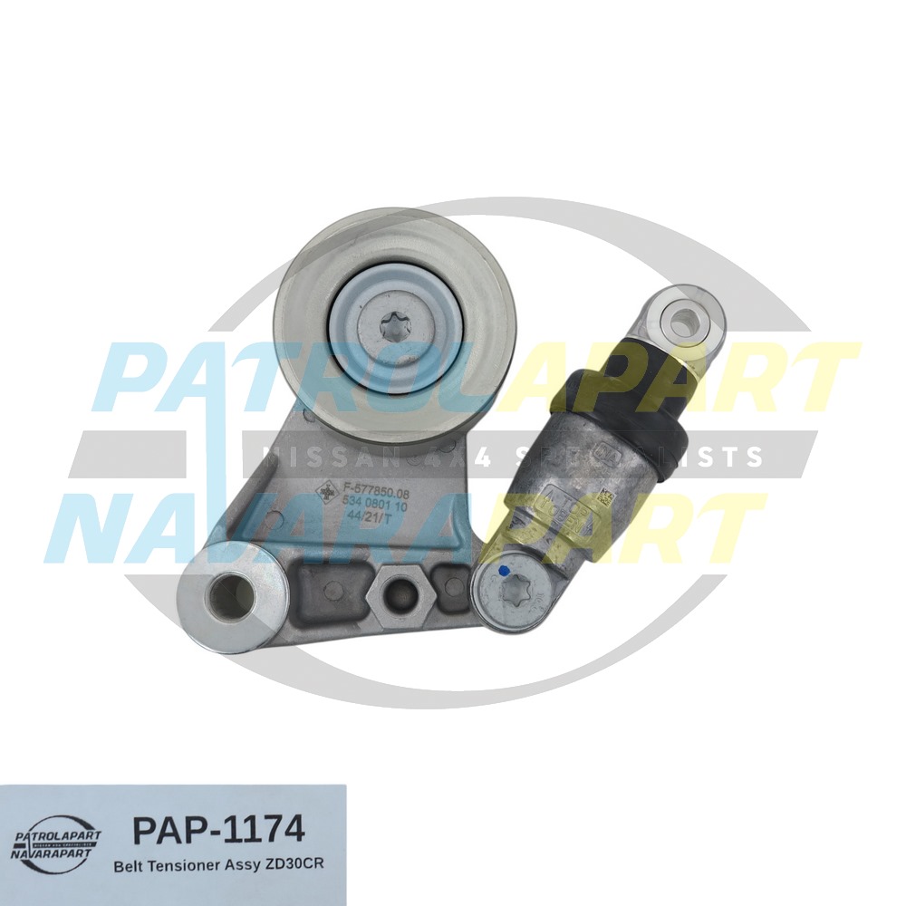 Patrolapart Fan Belt Tensioner Assembly ZD30 - Nissan Patrol Y61 GU