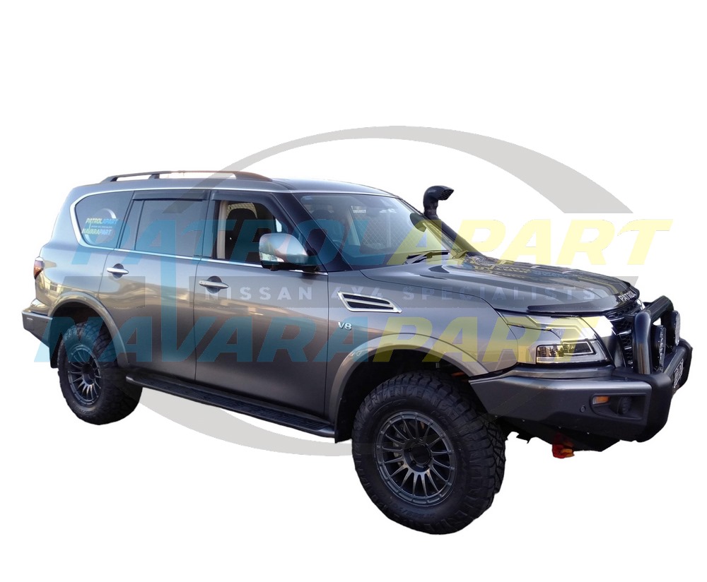 Patrolapart Alloy Black Roof Rail Pair - Nissan Patrol Y62