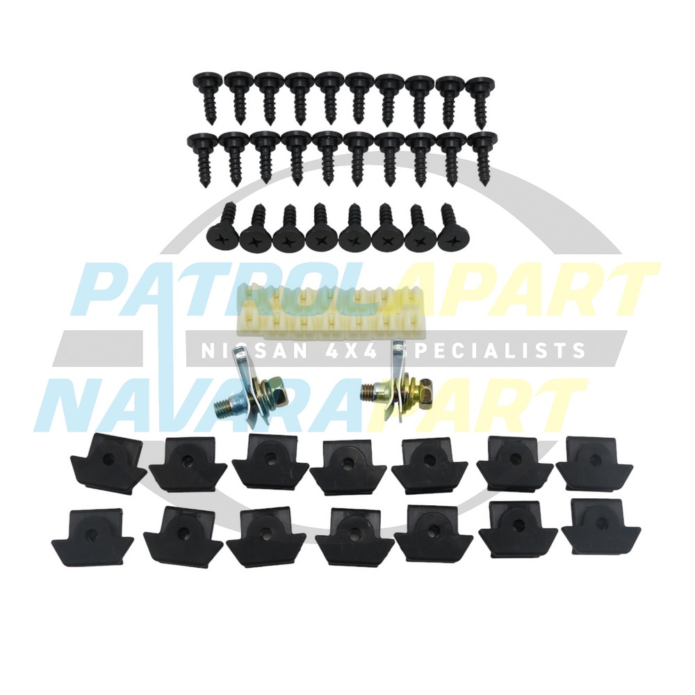 Patrolapart Flare Fitting Kit W/ Genuine Screws - Nissan Patrol Y60 GQ