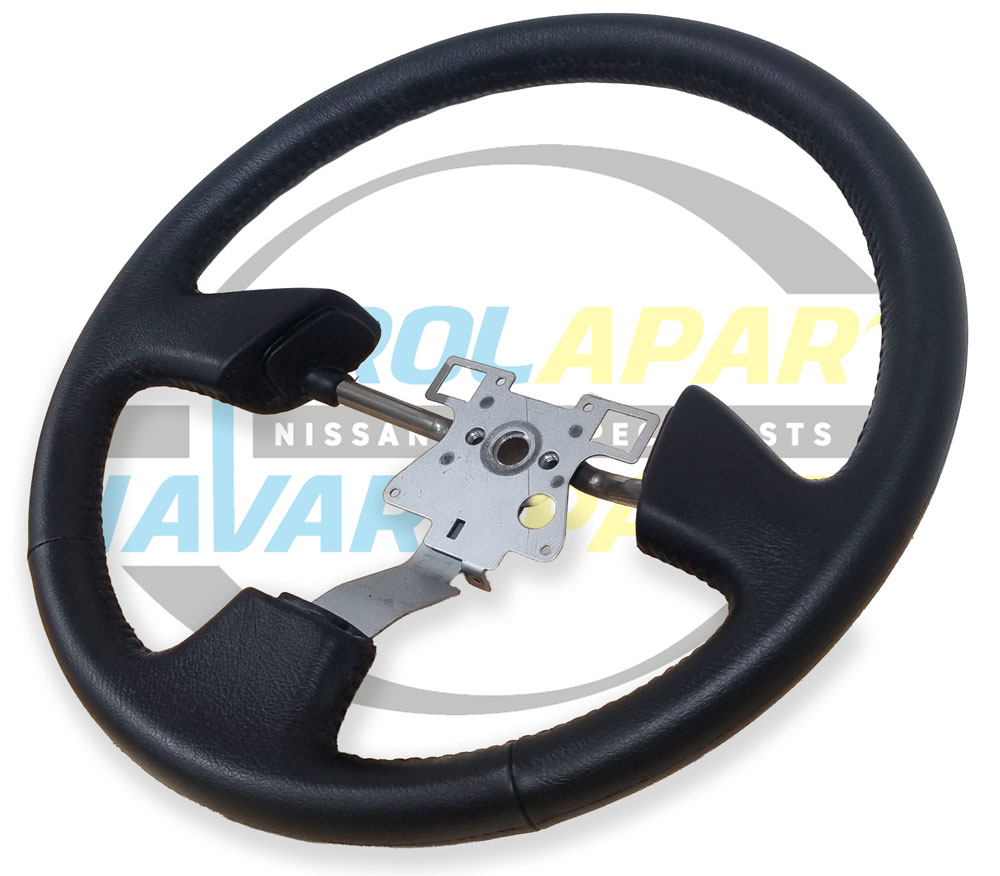 Patrolapart 3-Spoke Black Steering Wheel Only - Nissan Patrol Y60 GQ