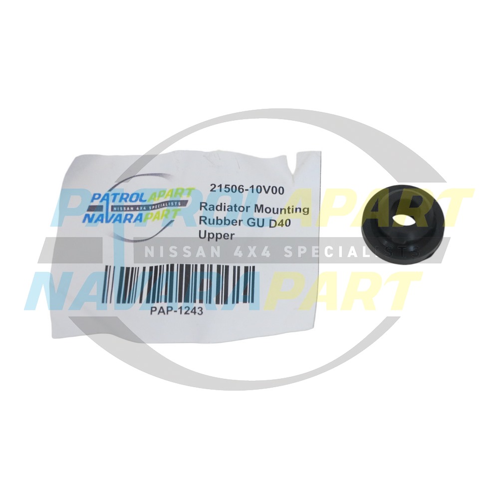 Patrolapart Top Radiator Mounting Rubber - Nissan Patrol Y61 GU & Navara D40