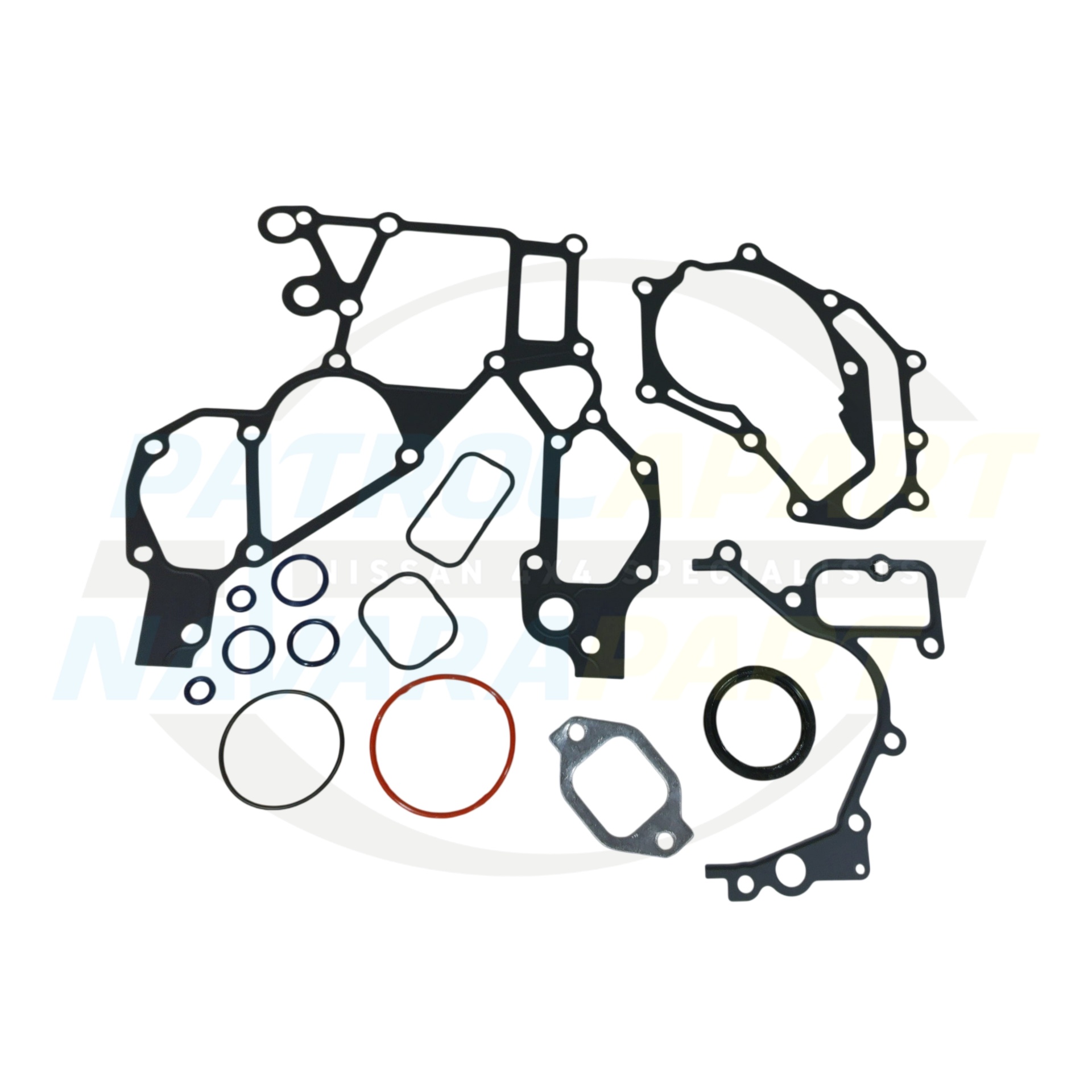 Patrolapart Stone Timing Cover Gasket Set ZD30 - Nissan Patrol Y61 GU 01/07+