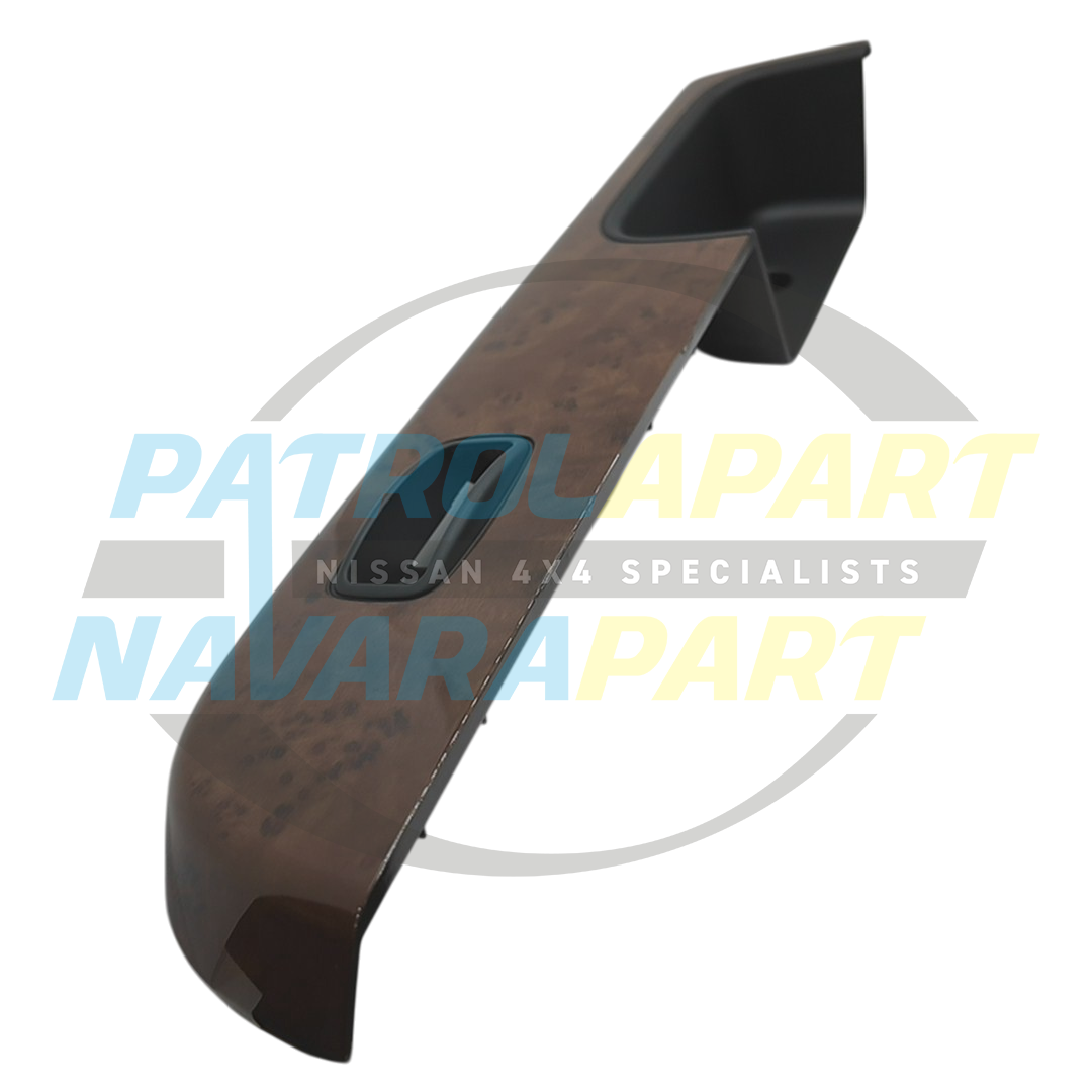 Patrolapart Woodgrain Window Switch Surround Passenger Side - Nissan Patrol Y61 GU