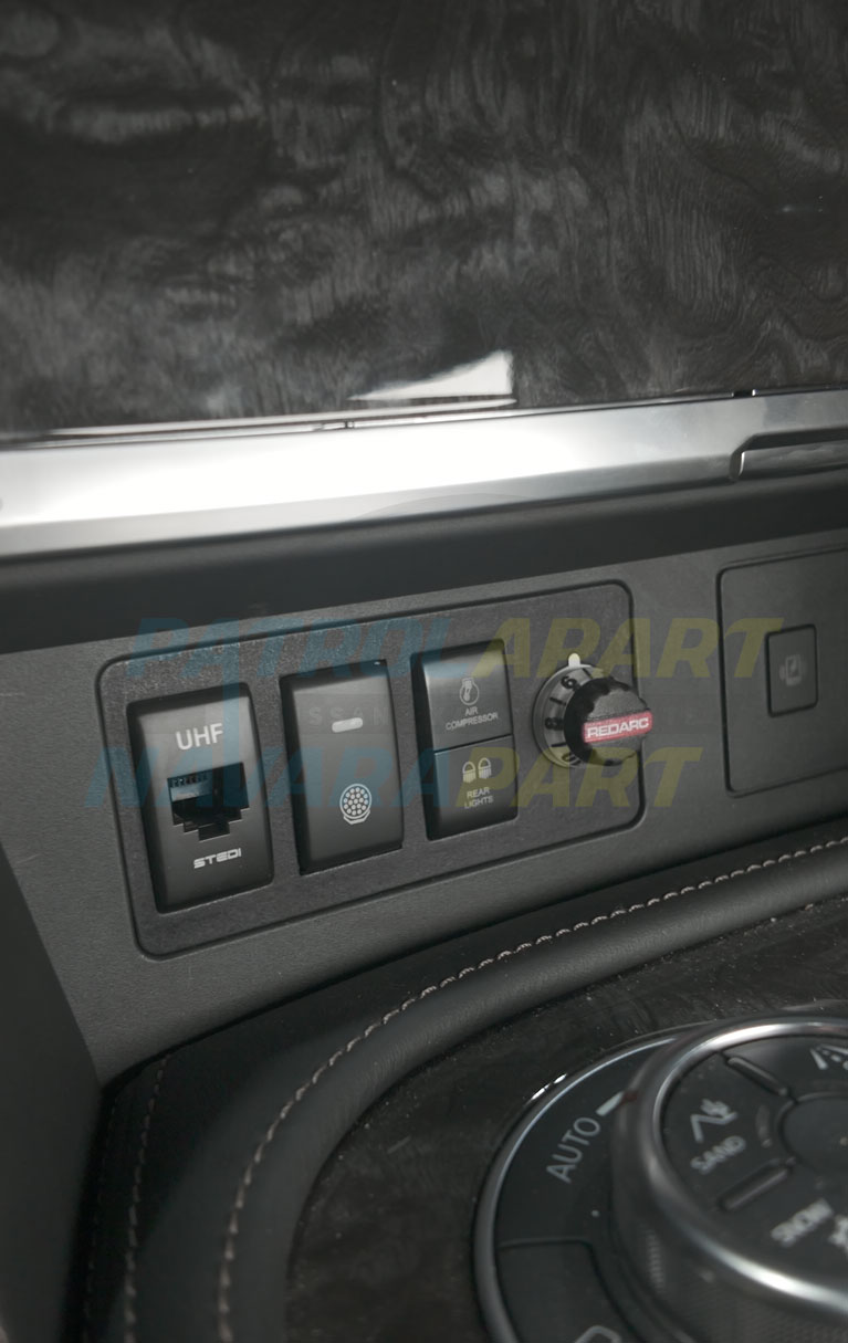 Patrolapart Multi Switch Control Panel with Tow-Pro Brake Control Mount - Nissan Patrol Y62