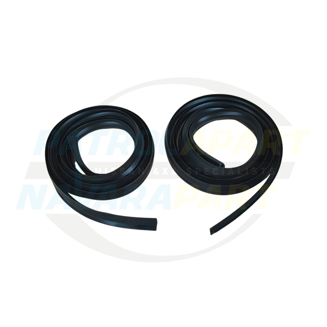 Patrolapart Wheel Arch Fender Flare Seal Trim Black 1.8m (2 Pack) - Nissan Patrol Y60 GQ, Y61 GU & Navara D22