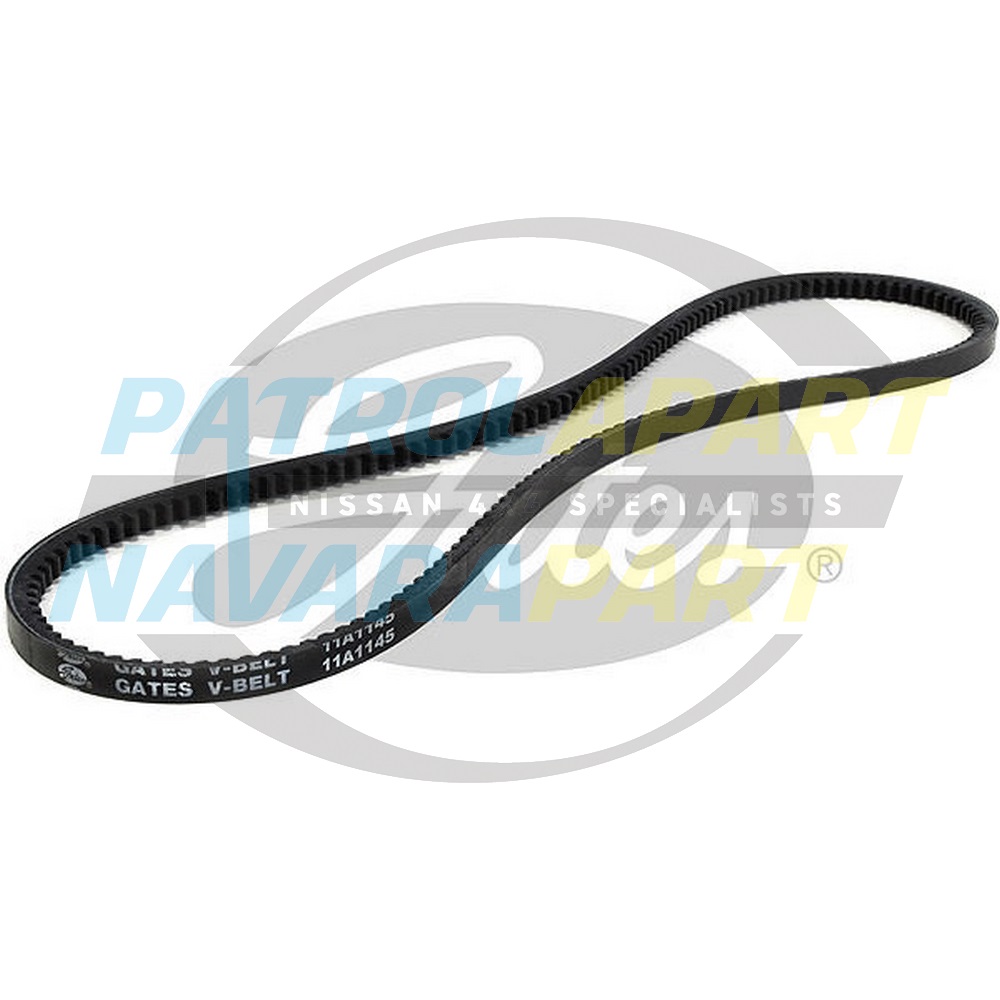 Gates Alternator Fan Belt Extended TB42 - Nissan Patrol Y60 GQ