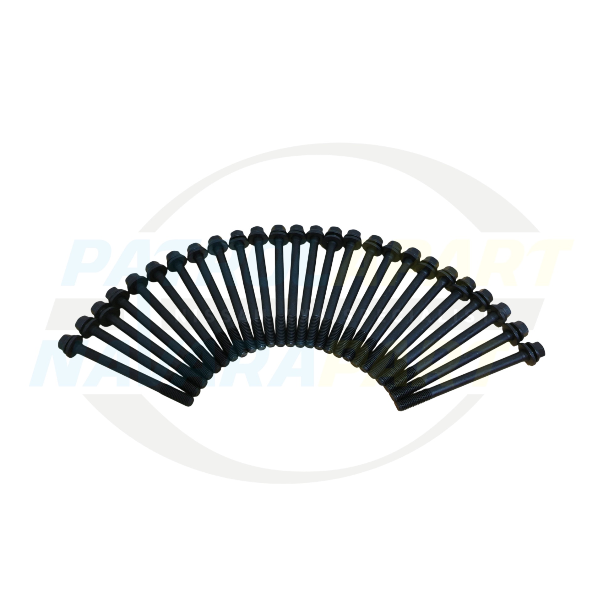 Patrolapart Cylinder Head Bolt Set TB42 TB45 - Nissan Patrol Y60 GQ & Y61 GU
