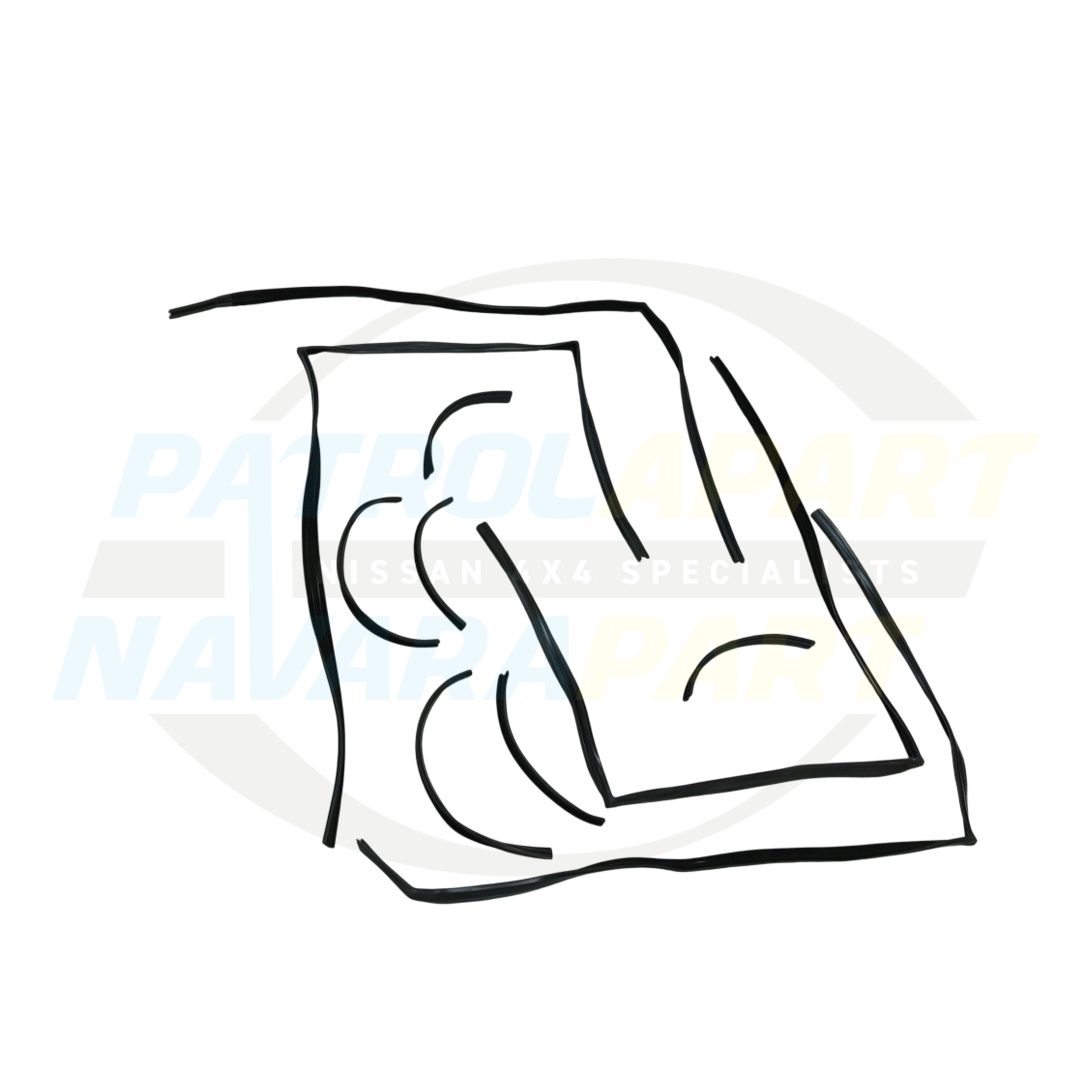 Patrolapart Window Bailey Channel Kit - Nissan Patrol Y60 GQ LWB Manual Mirror