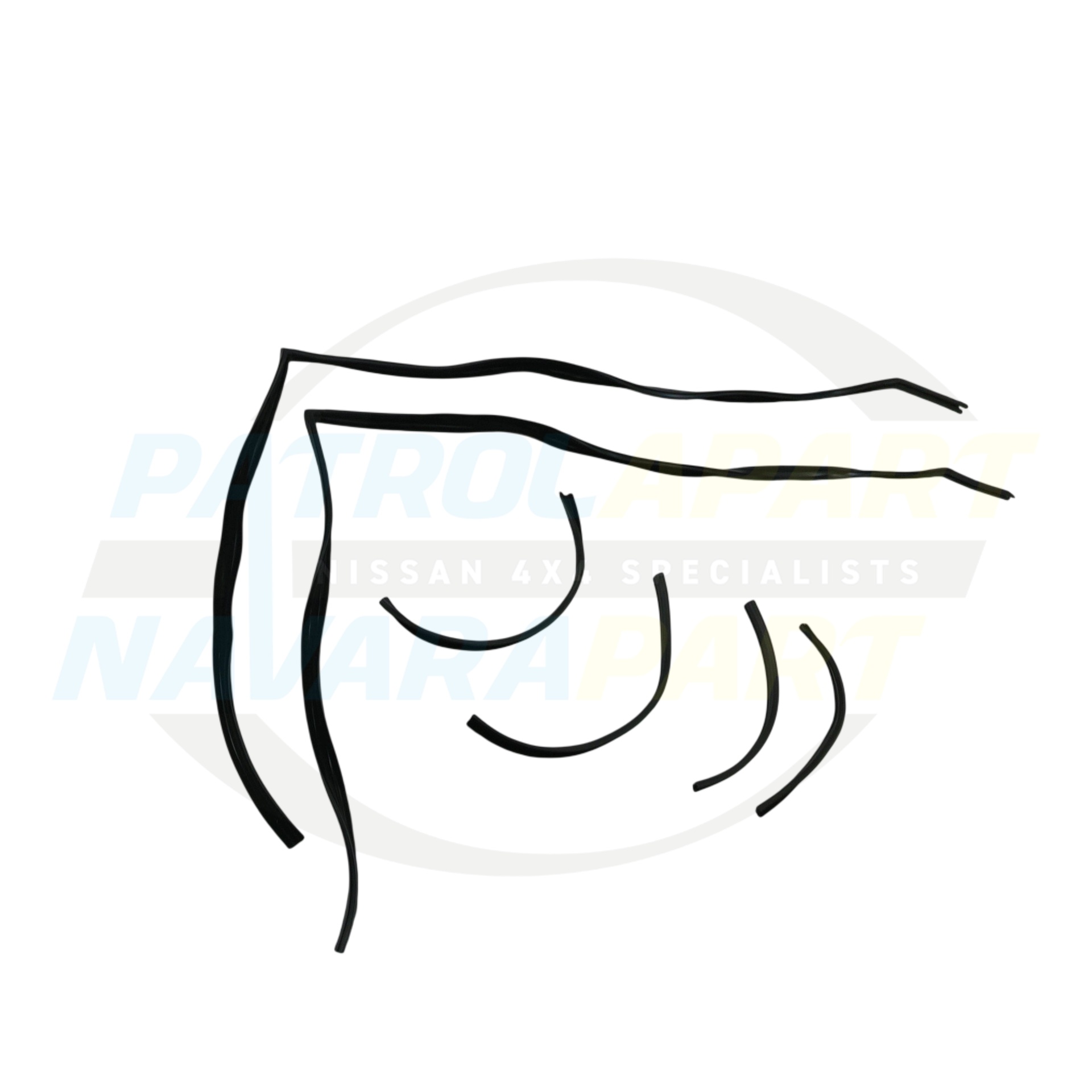 Patrolapart Window Bailey Channel Kit - Nissan Patrol Y60 GQ Ute & SWB Manual Mirror