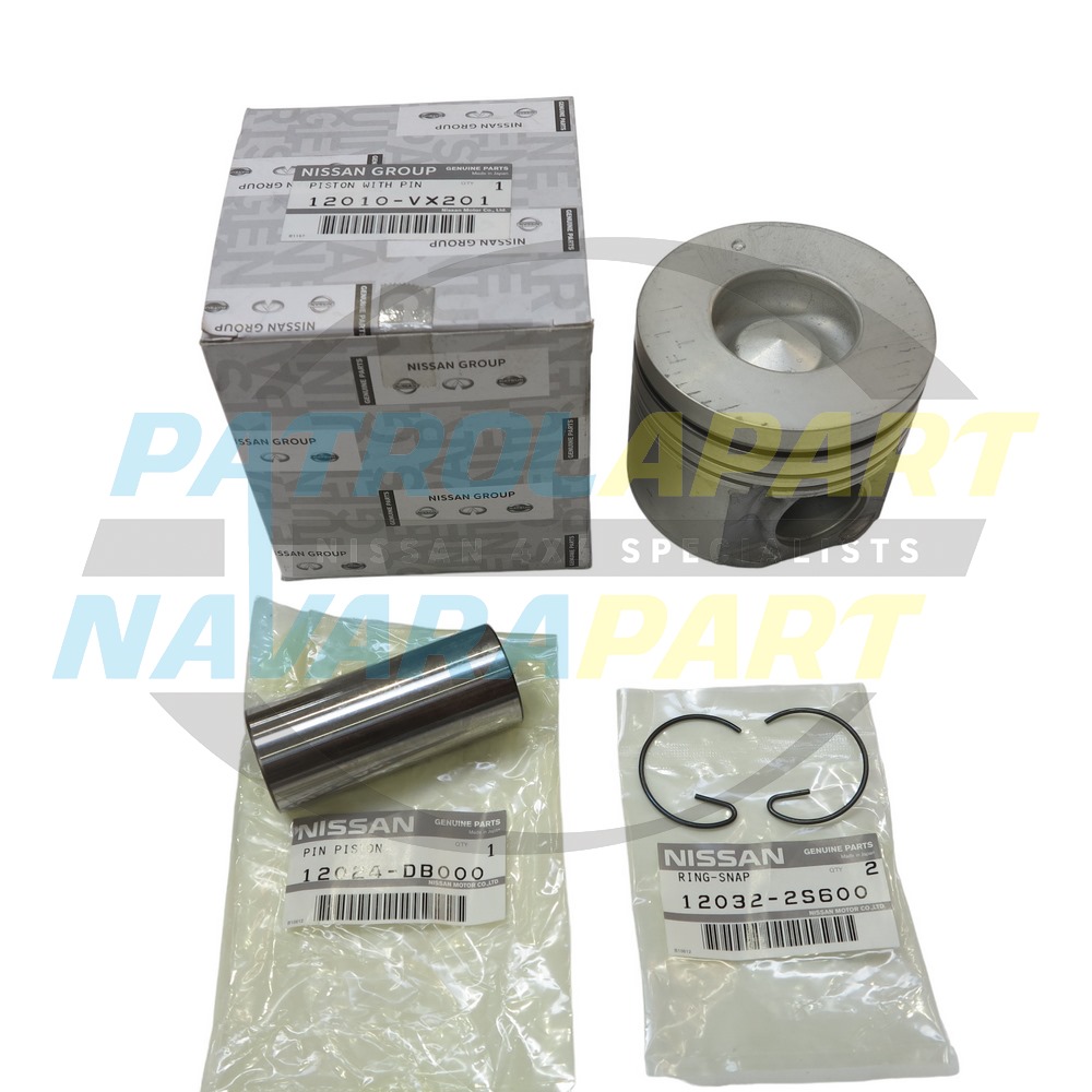 Genuine Nissan STD Grade 1 Piston & Pin ZD30 - Nissan Patrol Y61 GU & Navara D22