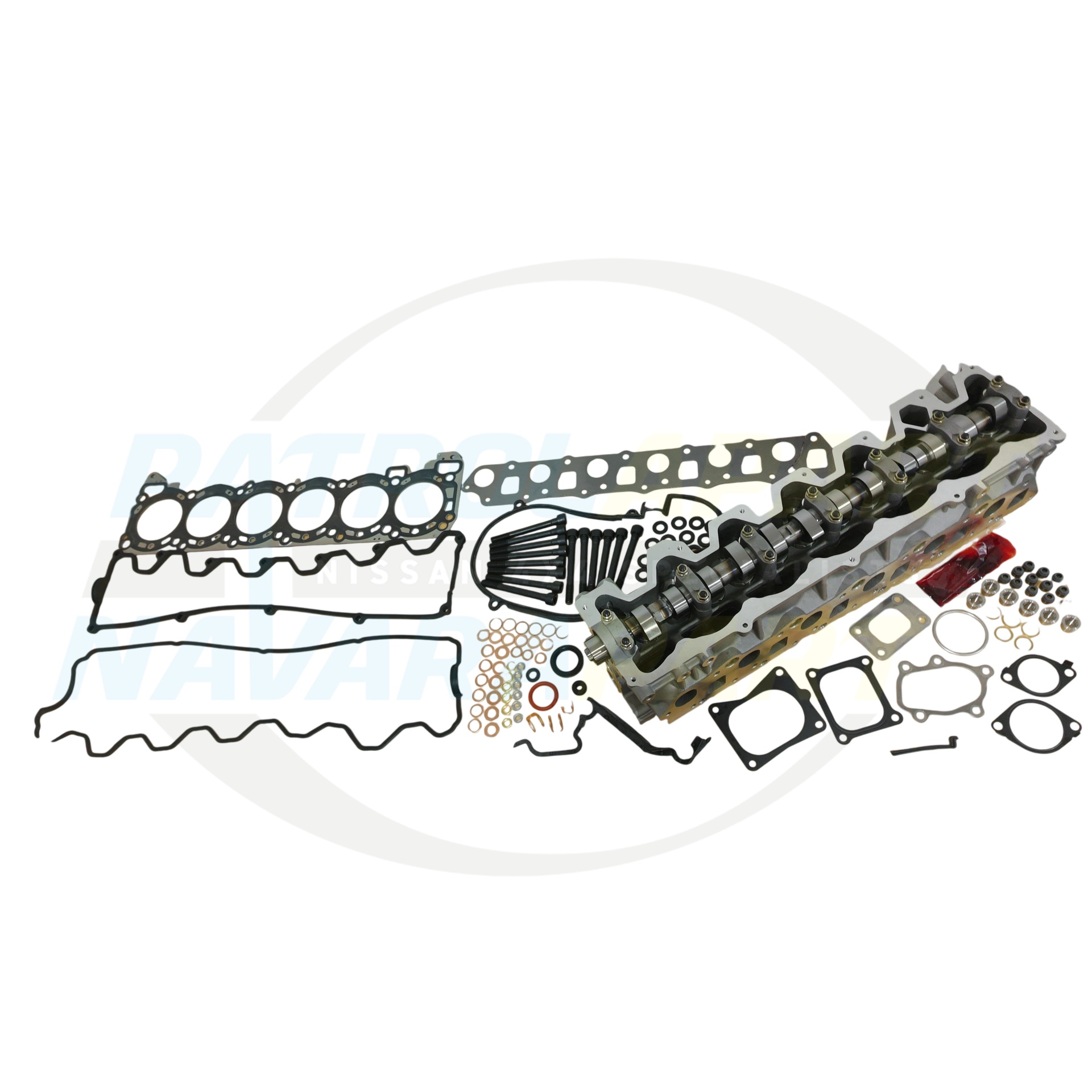 Patrolapart Cylinder Head Kit with VRS Gaskets & Head Bolts RD28 - Nissan Patrol Y61 GU