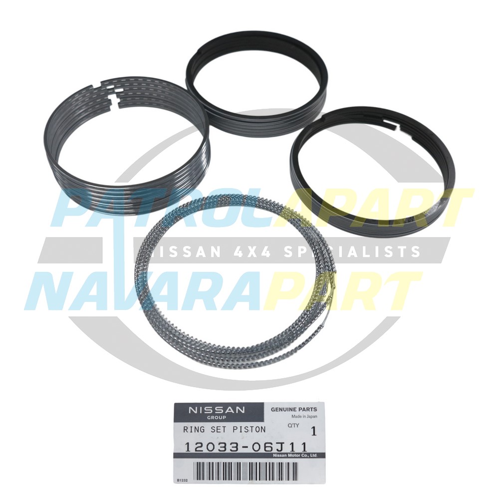 Genuine Nissan Piston Ring Set Early TD42 - Nissan Patrol Y60 GQ to 06/96