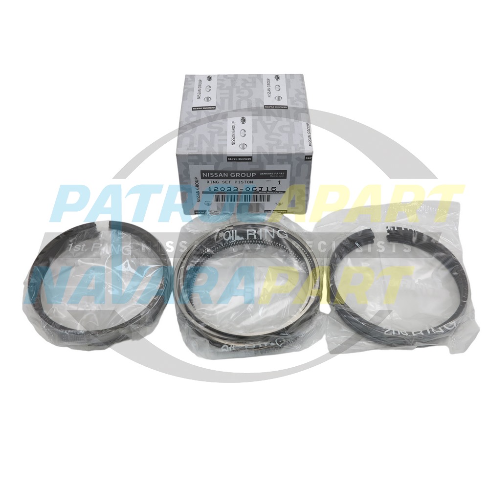 Genuine Nissan Piston Ring Set TD42 - Nissan Patrol Y60 GQ & Y61 GU