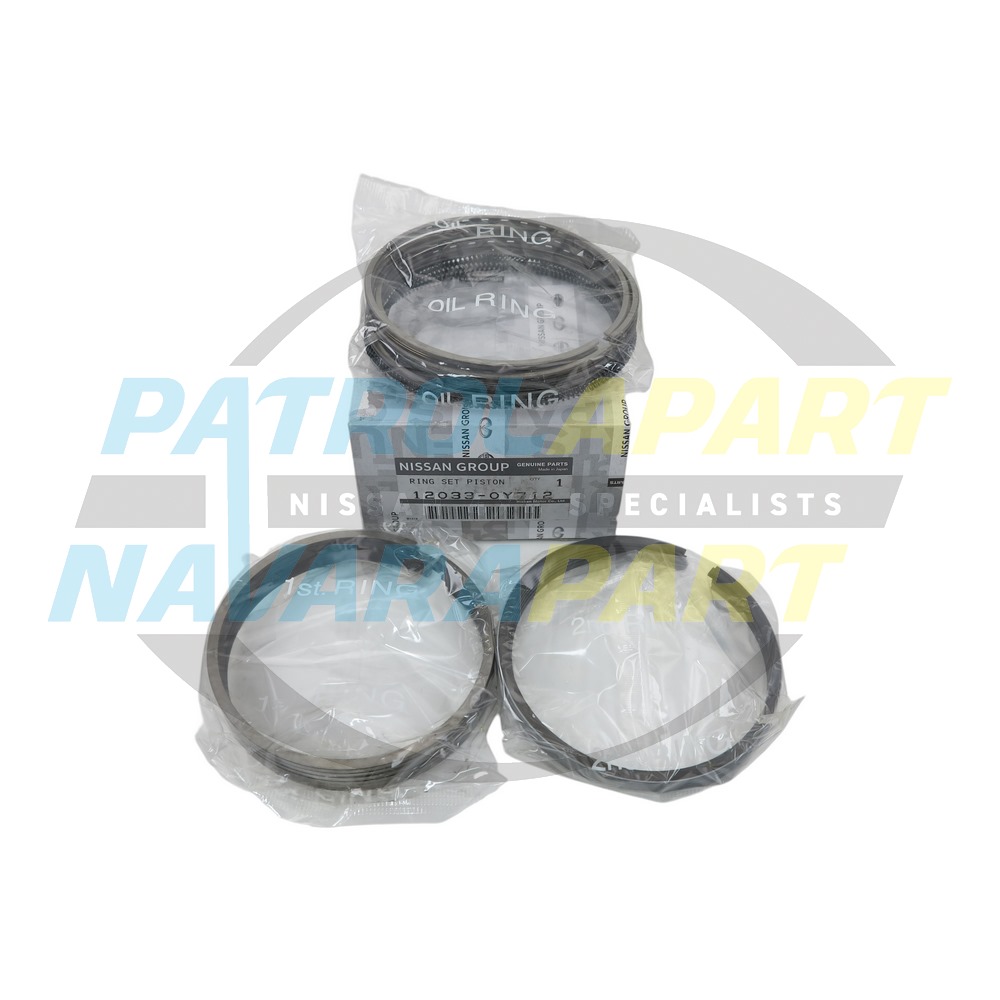 Genuine Nissan Piston Ring Set TD42 - Nissan Patrol Y61 GU
