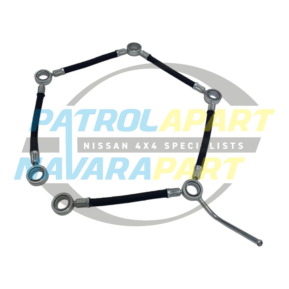 Patrolapart Flexible Injector Bleed Spill Rail TD42 - Nissan Patrol Y60 GQ & Y61 GU