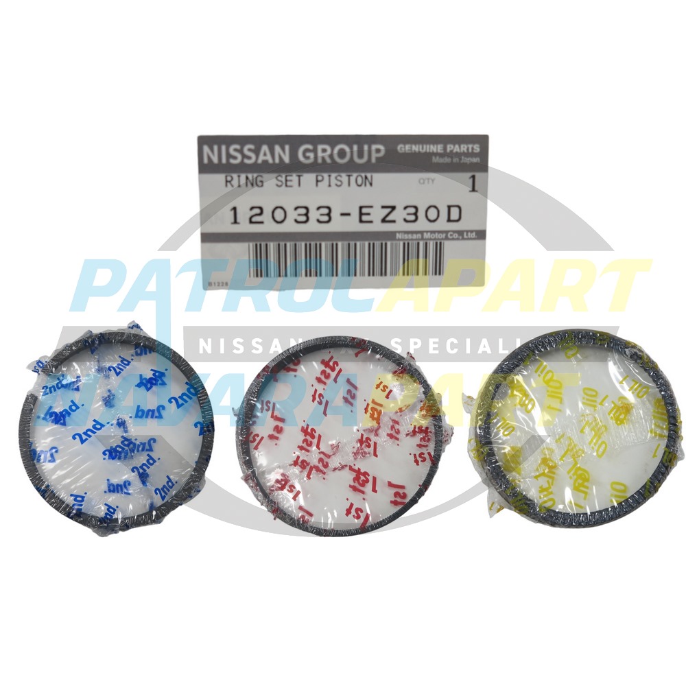 Genuine Nissan Piston Ring Set VK56 - Nissan Patrol Y62
