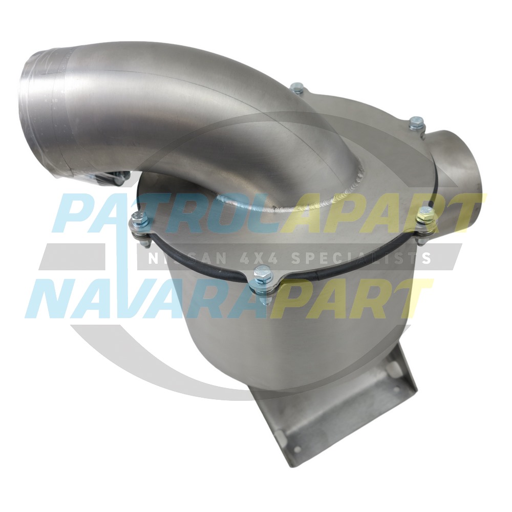 PatrolDocta Style Stainless Steel High Flow Airbox TD42 - Nissan Patrol Y60 GQ & Y61 GU