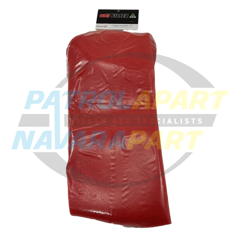 Snorkel Pre-Cleaner to suit TJM Passenger Side Over Windscreen Snorkel - Nissan Patrol Y62 - Uni Filter