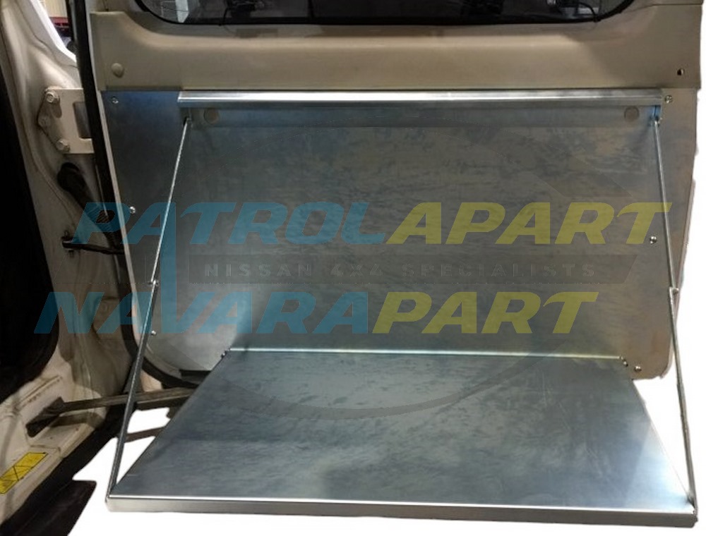 Racebred Rear Barn Door Tray Table - Nissan Patrol Y60 GQ