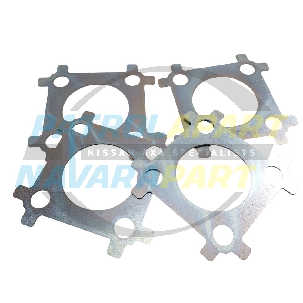 Swivel Hub Bearing Knuckle Lock Tabs Set of 4 - Nissan Patrol Y60 GQ & Y61 GU