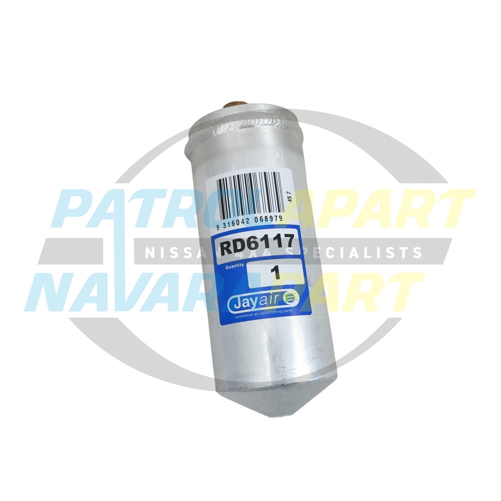 Air Conditioning A/C Receiver Dryer TB45, TB48, TD42, ZD30 - Nissan Patrol Y61 GU & Navara D22