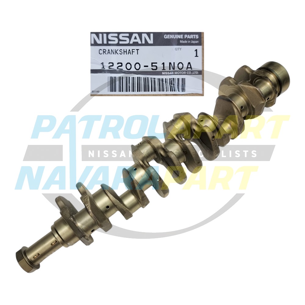 Genuine Nissan Crankshaft - Nissan Patrol Y61 GU 1999-2012