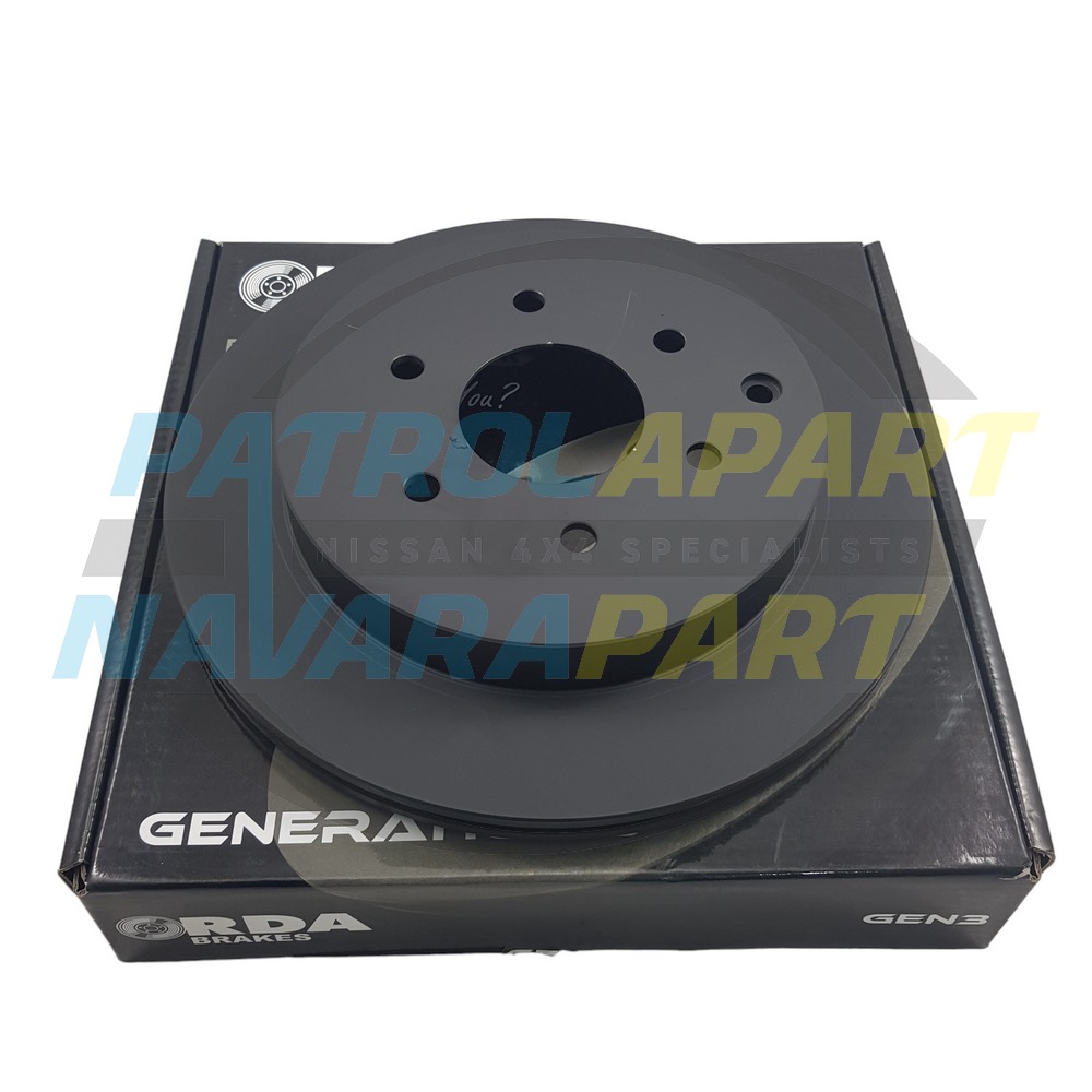 RDA Disc Brake Rotor Rear - Nissan Patrol Y62