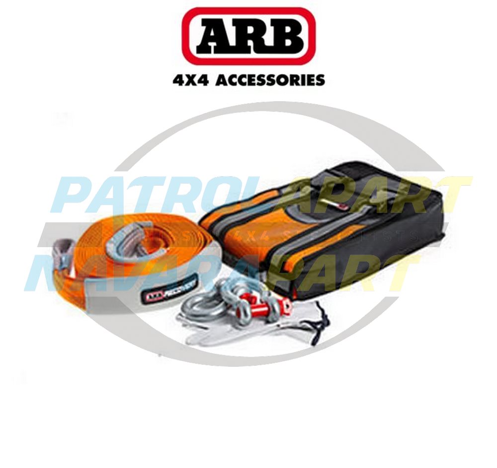 ARB Weekender Recovery Kit with Bag, Snatch Strap, Gloves & 2 x 4.75t Shackles